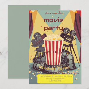 Invitación a Fiesta de Cine – Noche de Cine Divert