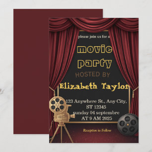 Invitación a Fiesta de Cine – Noche de Cine Divert