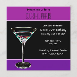 Invitación a Fiesta de Cócteles