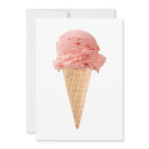 invitación a fiesta de cono de helado