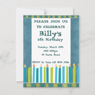 Invitación a fiesta de cumpleaños