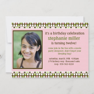 Invitación a fiesta de cumpleaños