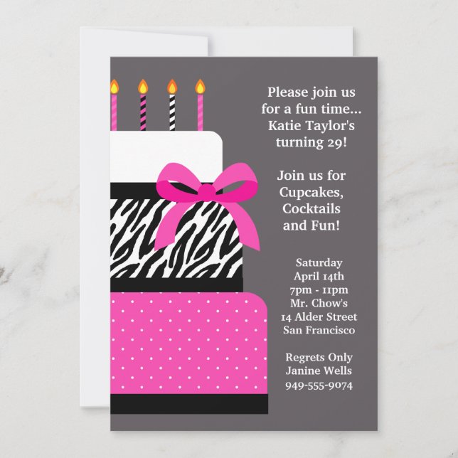  Invitación a fiesta de cumpleaños (Anverso)