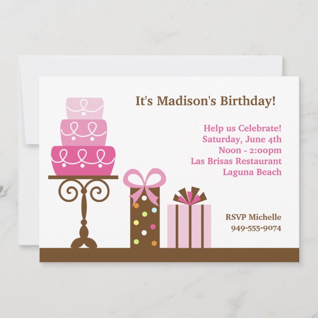  Invitación a fiesta de cumpleaños (Anverso)