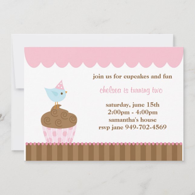Invitación a fiesta de cumpleaños (Anverso)