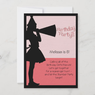 Invitación a fiesta de cumpleaños