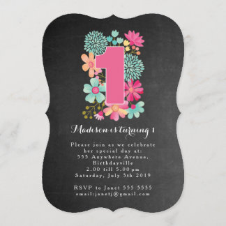 Invitación a Fiesta de cumpleaños 100 Chicas de Ch