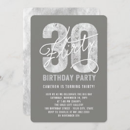 Invitación a Fiesta de cumpleaños 30 años de Silve