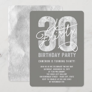 Invitación a Fiesta de cumpleaños 30 años de Silve