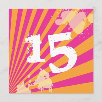 Invitación a fiesta de cumpleaños adolescente| Chi
