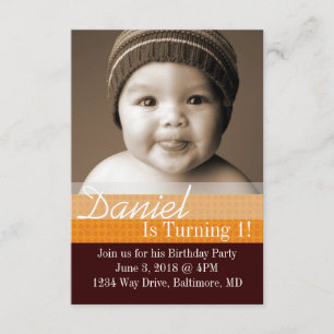 Invitación a fiesta de cumpleaños  B-Día I dbror