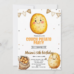 Invitación a fiesta de cumpleaños con tema de Pata