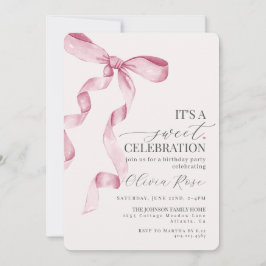 Invitación a fiesta de cumpleaños de Chica de Coqu