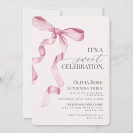 Invitación a fiesta de cumpleaños de Chica de Coqu