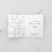 Invitación a fiesta de cumpleaños de construcción