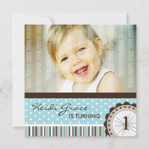 Invitación a fiesta de cumpleaños de Cute