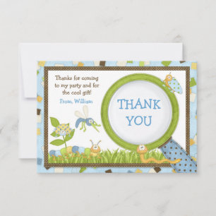 Invitación a fiesta de cumpleaños de cute bugs