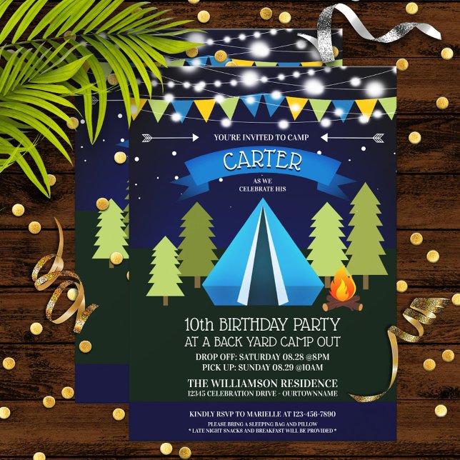 Invitación a fiesta de cumpleaños de Fun Backyard  (Subido por el creador)