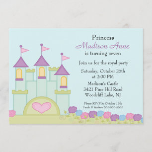 Invitación a fiesta de cumpleaños de la princesa