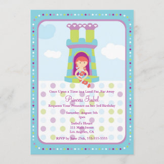 Invitación a fiesta de cumpleaños de la princesa R