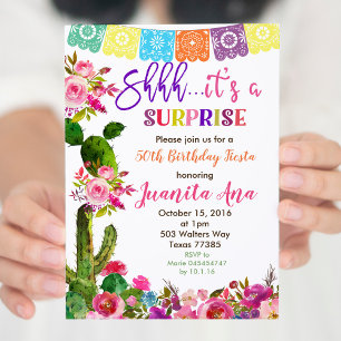 Invitación a Fiesta de Cumpleaños de la Sorpresa F