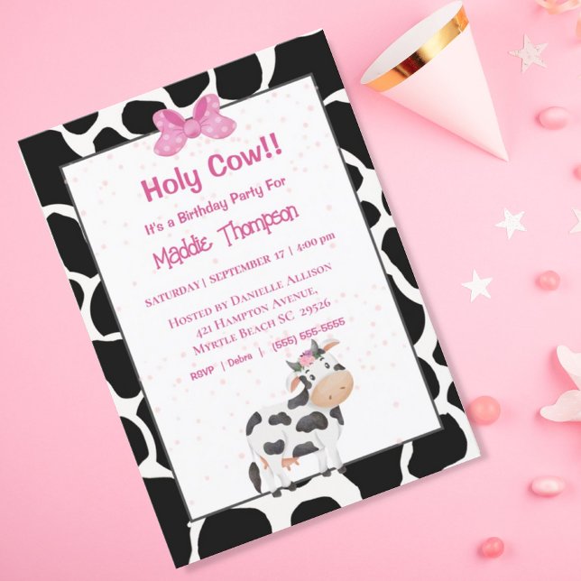 Invitación a fiesta de cumpleaños de niñas con imp (Subido por el creador)