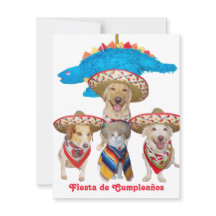 Invitación a fiesta de cumpleaños de niños con tem