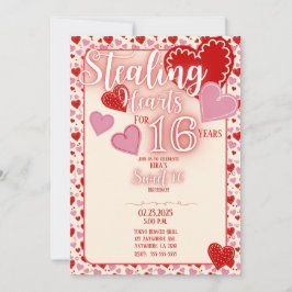 Invitación a fiesta de cumpleaños de personalizabl