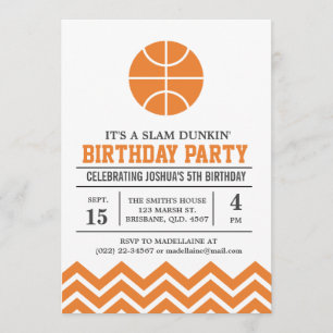 Invitación a fiesta de cumpleaños de personalizado