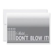 Invitación a fiesta de cumpleaños de sorpresa Shh|