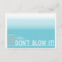 Invitación a fiesta de cumpleaños de sorpresa Shh|