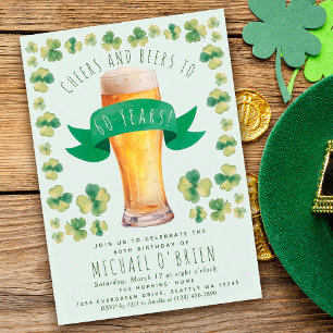 Invitación a fiesta de cumpleaños de St Patricks