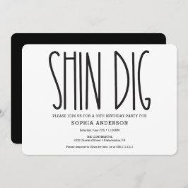 Invitación a fiesta de cumpleaños de una granja rú