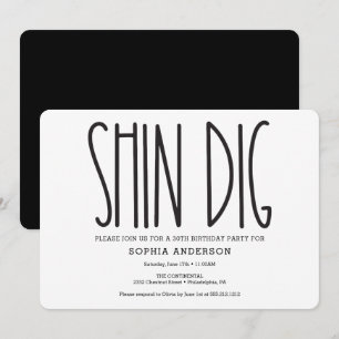 Invitación a fiesta de cumpleaños de una granja rú