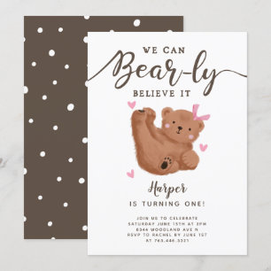 Invitación a fiesta de cumpleaños del Chica temáti