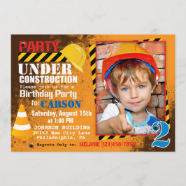 Invitación a fiesta de cumpleaños del sitio de con