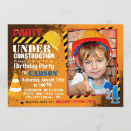 Invitación a fiesta de cumpleaños del sitio de con