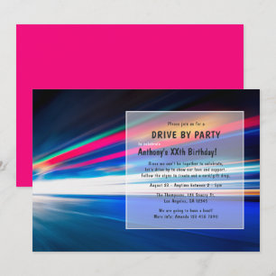 Invitación a fiesta de cumpleaños Drive By