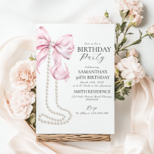 Invitación a fiesta de cumpleaños número 30 de Pin