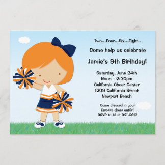 Invitación a fiesta de cumpleaños para chicas anim
