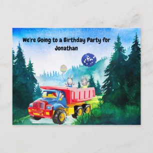 Invitación a fiesta de cumpleaños para niño de 3 a