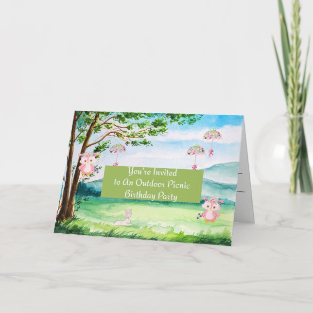 Invitación a fiesta de cumpleaños para niños (Anverso)