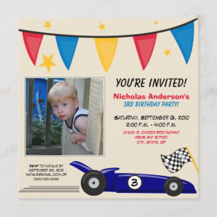 Invitación a fiesta de cumpleaños (taupe) de Perso