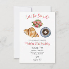 Invitación a fiesta de cumpleaños temática de Brun