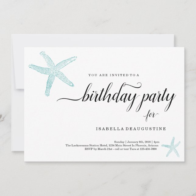 Invitación a fiesta de cumpleaños temática de play (Anverso)