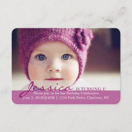 Invitación a fiesta de cumpleaños| Turno 1!