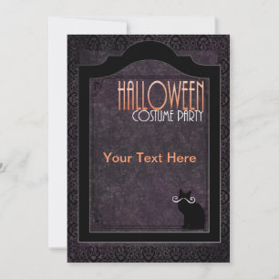 invitación a fiesta de disfraces de halloween
