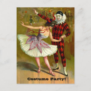 Invitación a fiesta de disfraces de Halloween de p