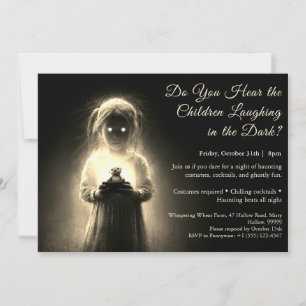 Invitación a fiesta de disfraces de Halloween para