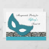 Invitación a fiesta de disfraz de Sweet 16